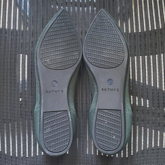 Rothy's Emerald Green The Point - Size 7.5 - Picture 3 of 4